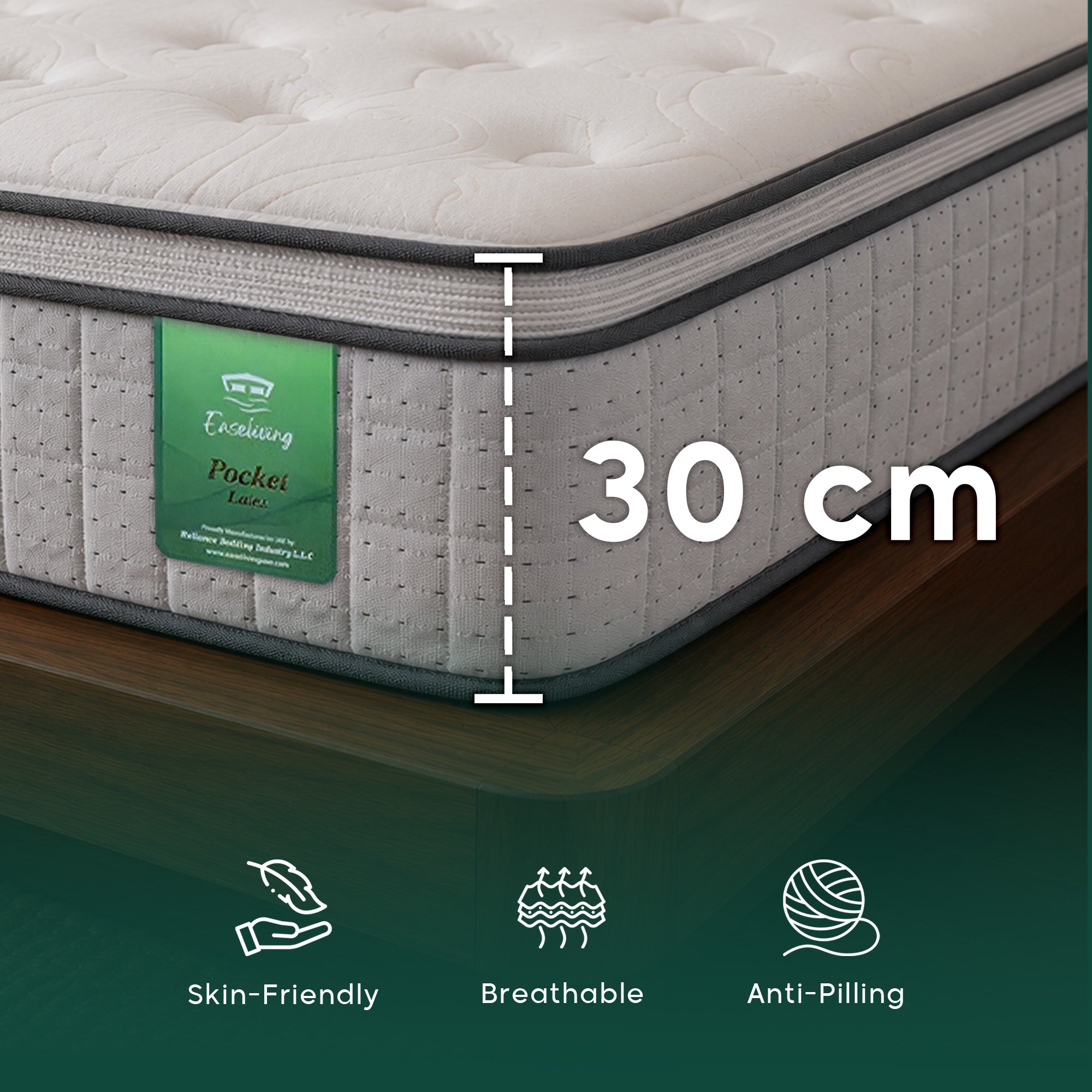 Hybrid Natural Latex Mattress | 100% Certified Natural Latex