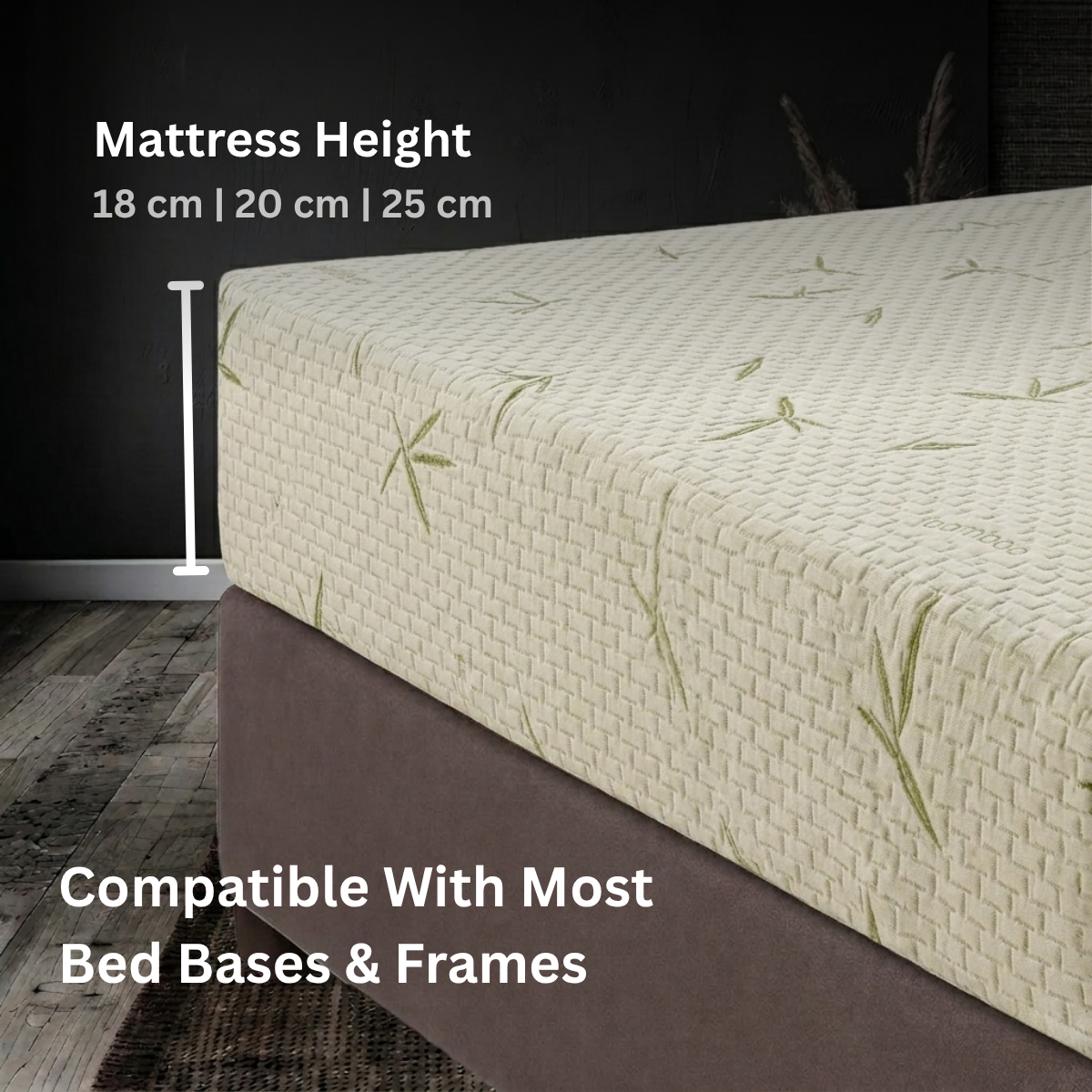 Natural Latex Foam Mattress with Bamboo Fabric