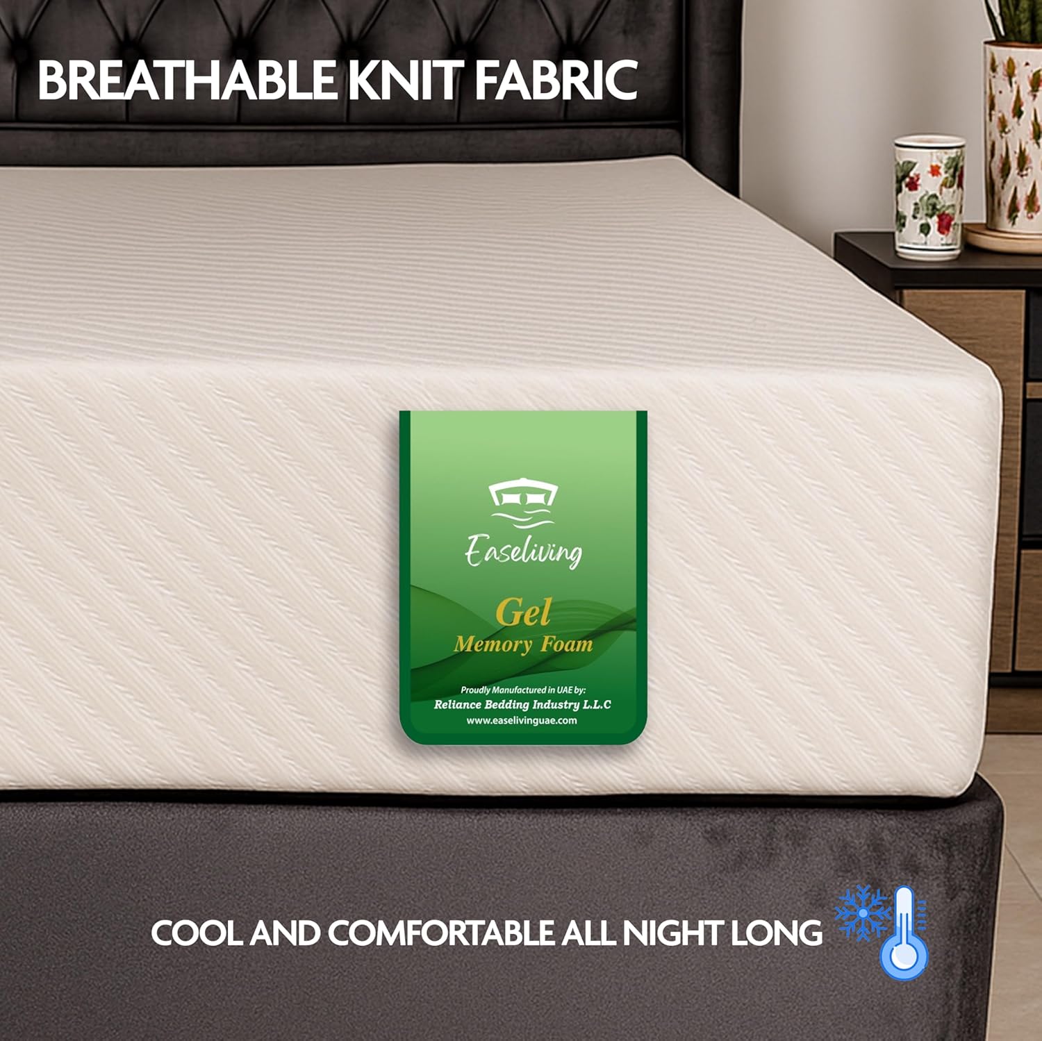 Gel memory Foam mattress close image