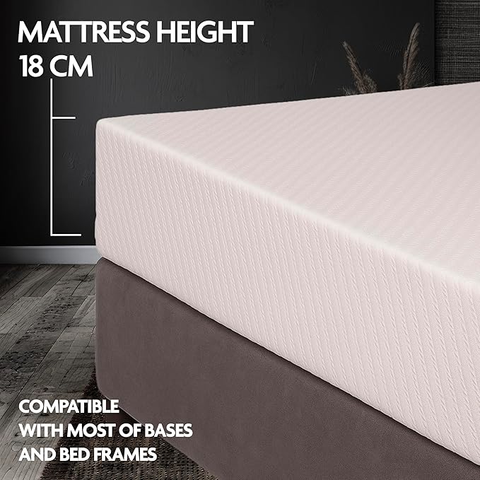 memory foam mattress  height 