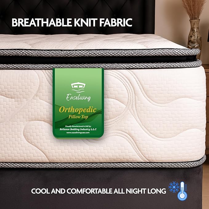 orthopedic mattress pillow top  side view